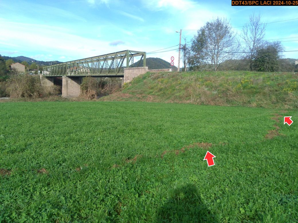 Vue du repère, en 2024