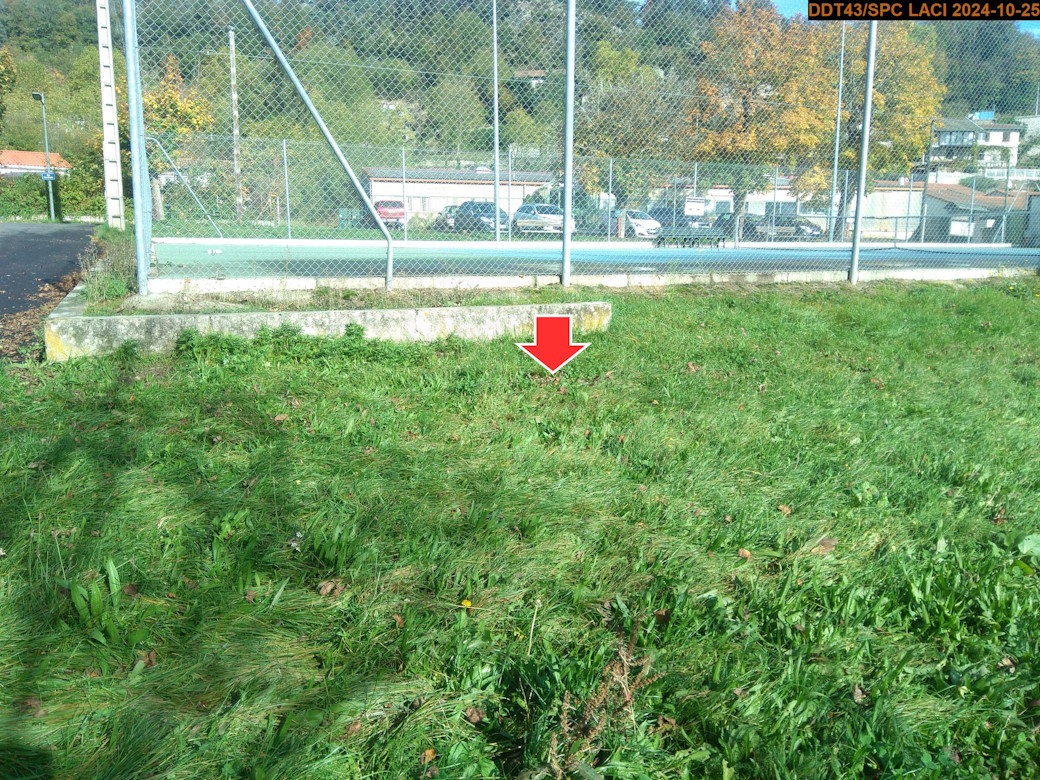 Vue du repère, en 2024
