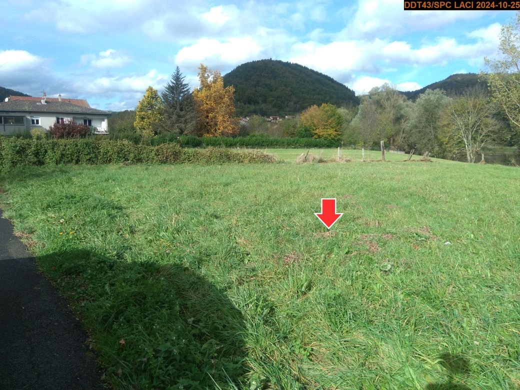 Vue du repère, en 2024