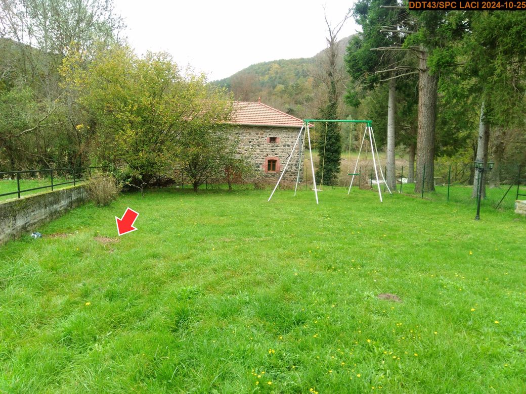 Vue du repère, en 2024