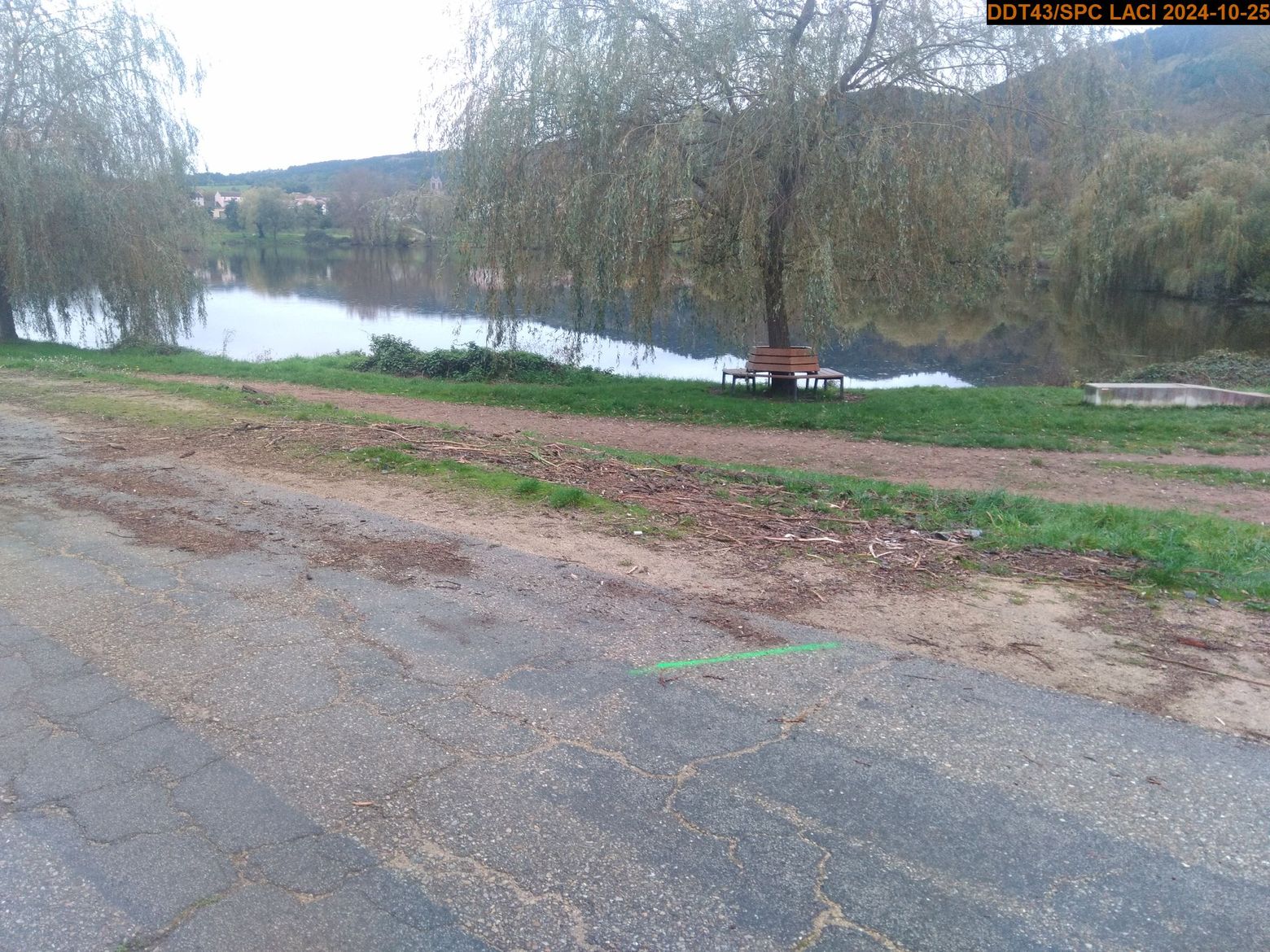 Vue du repère, en 2024