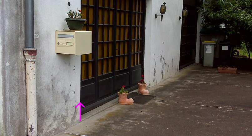 Photo du repère