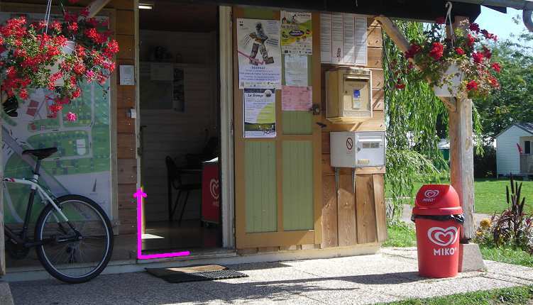 Photo du repère