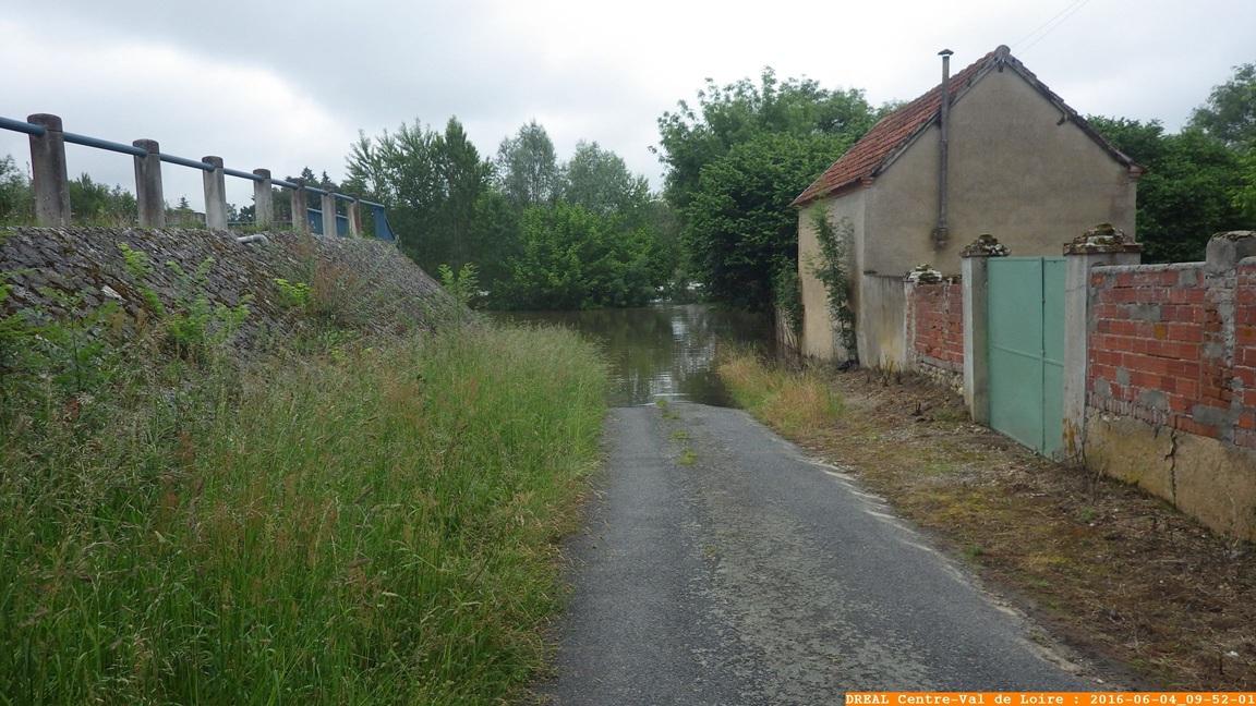 Photo prises pendant la crue