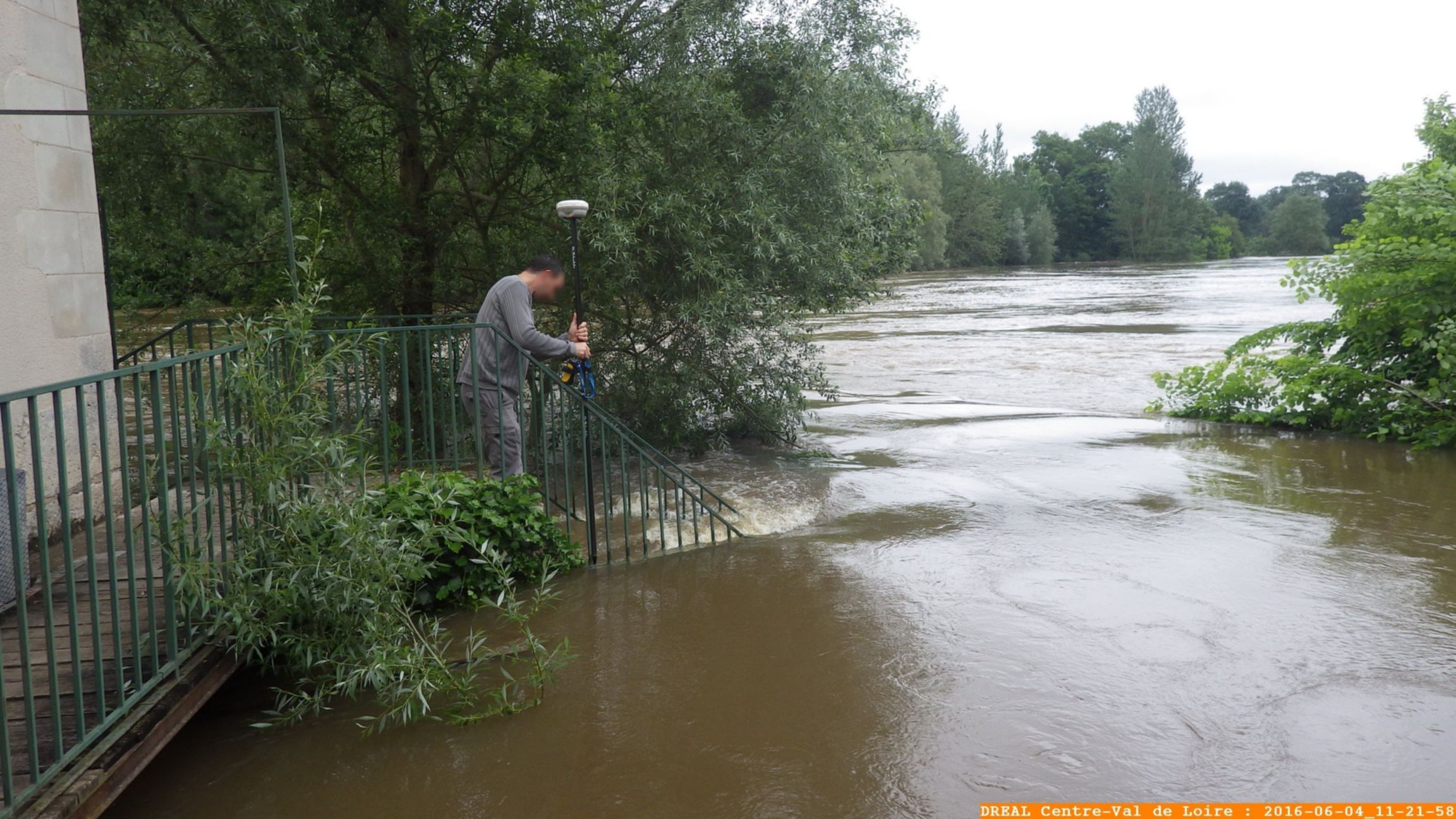 Photo prises pendant la crue