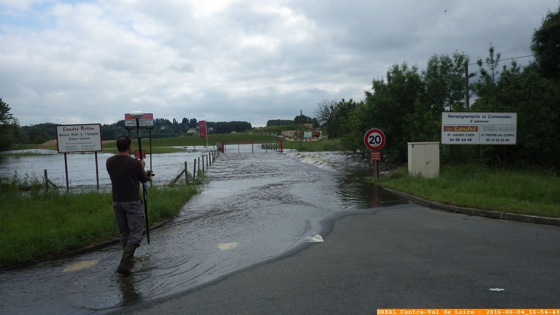 Photo prises pendant la crue