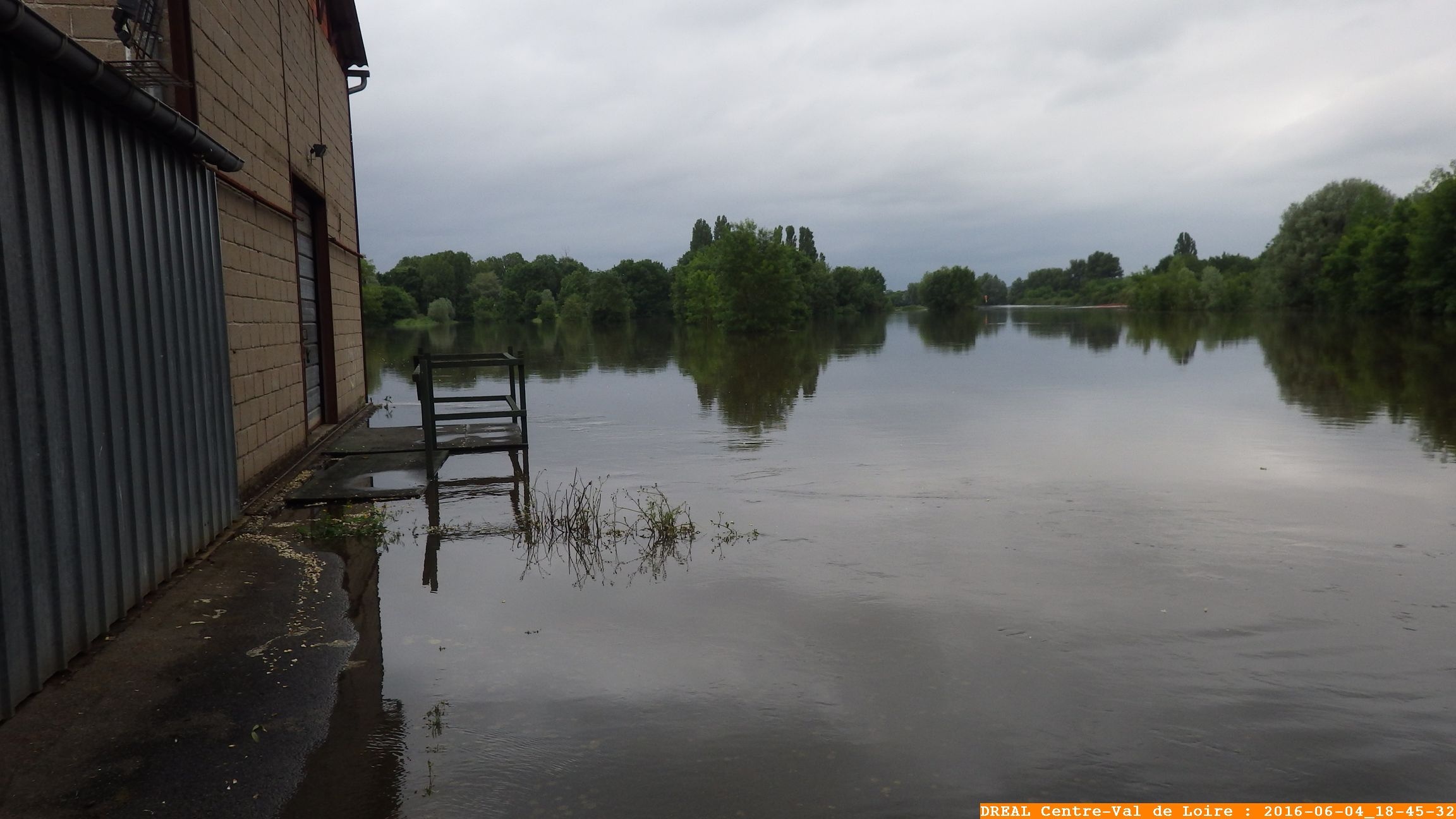 Photo prises pendant la crue