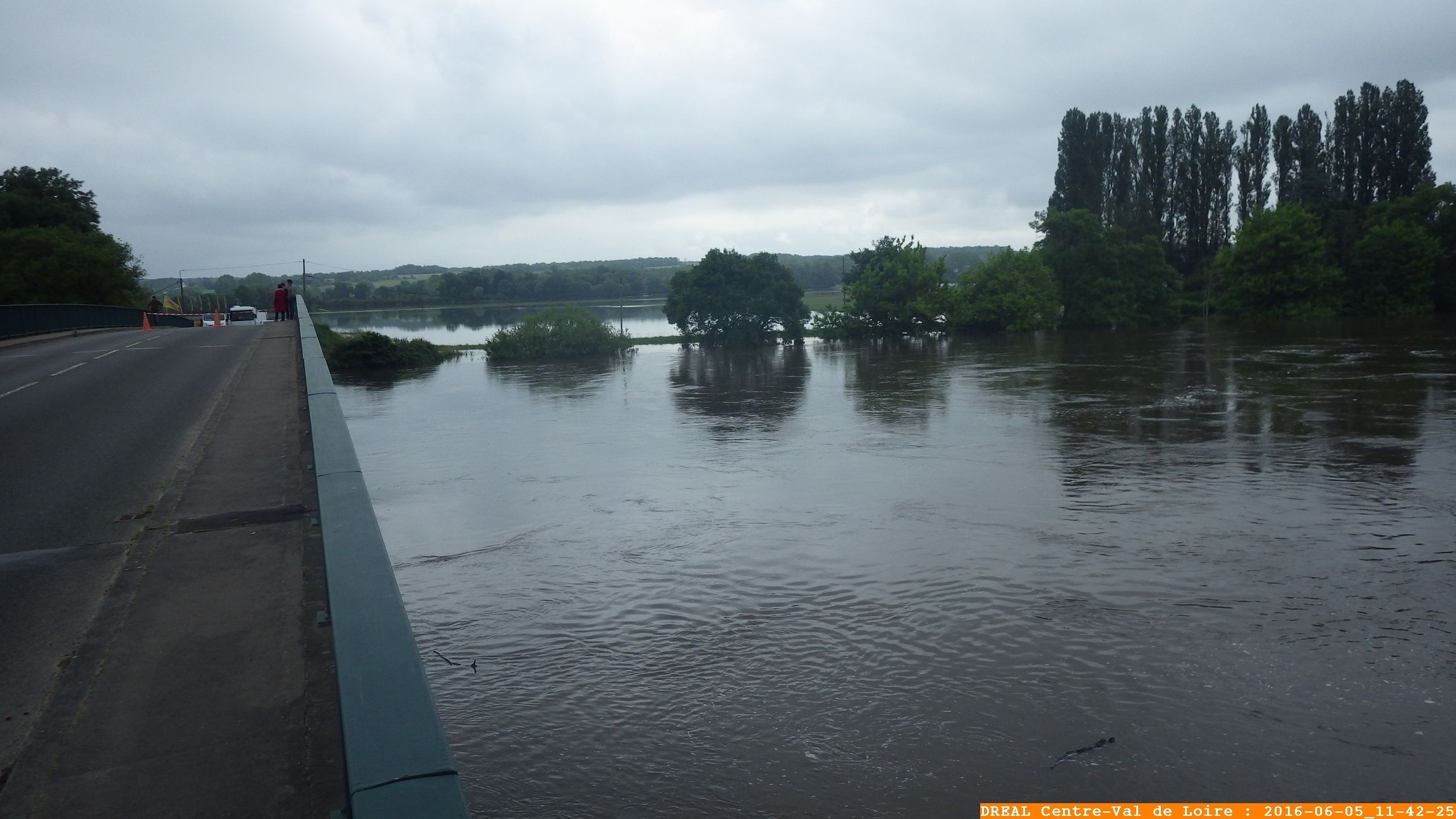 Photo prises pendant la crue